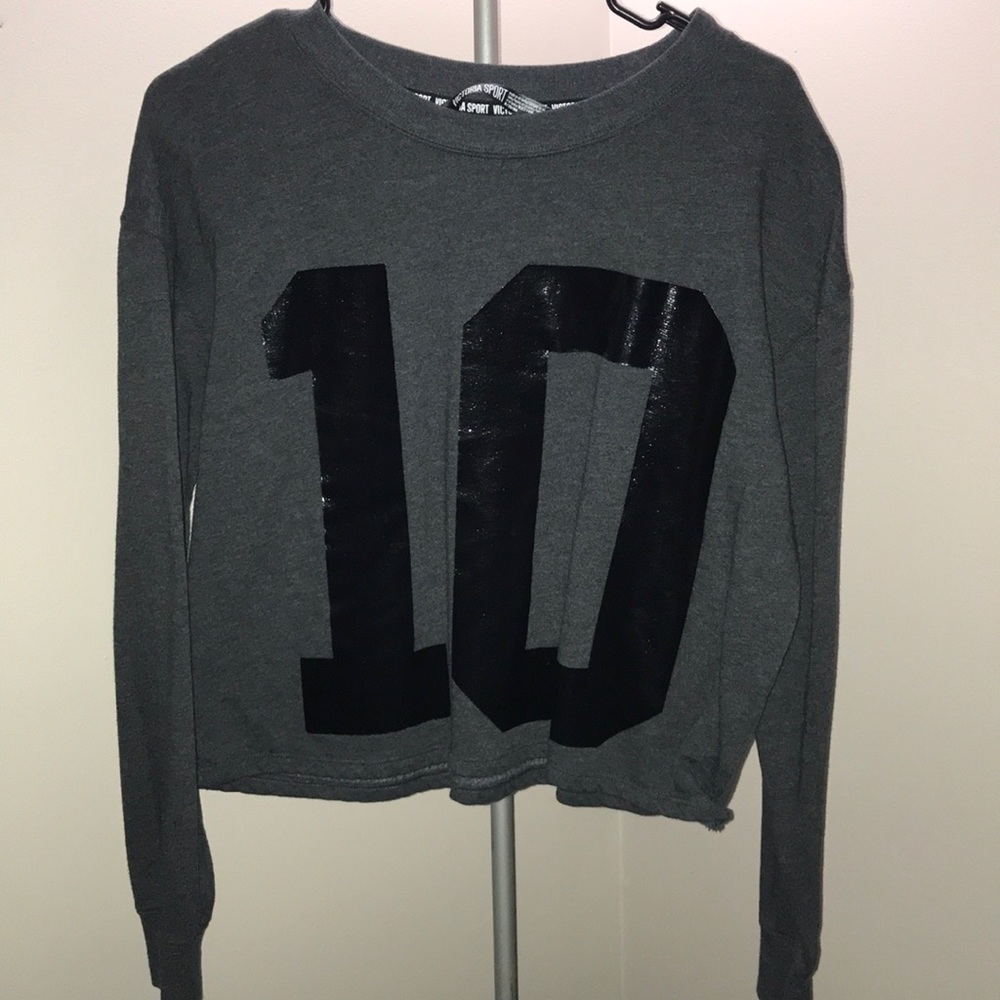 Victoria Secret Sport cropped crew pullover
